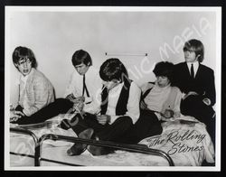 Rolling Stones s/w Fotoabzug für Pressezwecke  (Motiv 353)