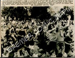 Rolling Stones Pressefoto der 60er Jahre - Hyde Park Open-Air Konzert  (Motiv 169 )