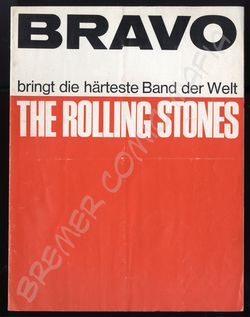 Rolling Stones  - Original Bravo Konzertheft zum Auftritt am 15.09.1965 in der Waldbühne Berlin (Motiv 309)