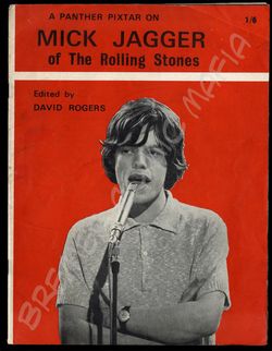 Rolling Stones  - Original Broschüre (a panther pixtar on Mick Jagger)  der 60er Jahre (Motiv 291)
