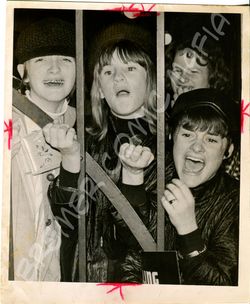 Rolling Stones Pressefoto der 60er Jahre - Weibliche Fans auf Konzert  (Motiv 162 -  Sentinel Photo)