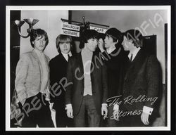 Rolling Stones s/w Fotoabzug für Pressezwecke  (Motiv 354)