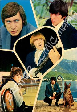 Rolling Stones  - Fotopostkarte der 60er Jahre (Motiv 233)