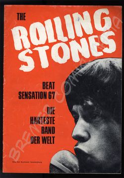 Rolling Stones  - Original Bravo Konzertheft zur 1967er Tor (Motiv 311)