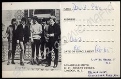 Rolling Stones  - Original-Fan-Club-Karte der 60er Jahre (Motiv 262)