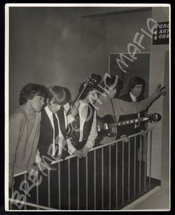 Rolling Stones s/w Fotoabzug für Pressezwecke  (Motiv 352)