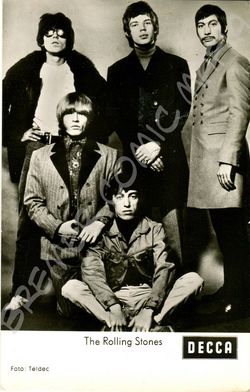 Rolling Stones  - Fotopostkarte der 60er Jahre (Motiv 222)